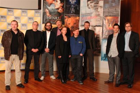 BERLINALE MFG Drehbuchpreis "SnowMan´s Land" team